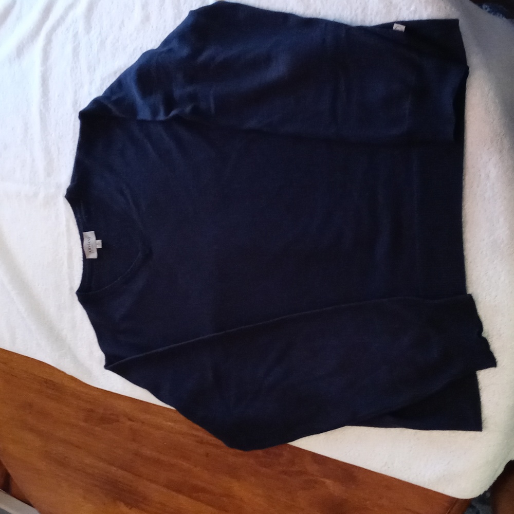 Armani Collezioni Mens Lightweight Black Sweater XL